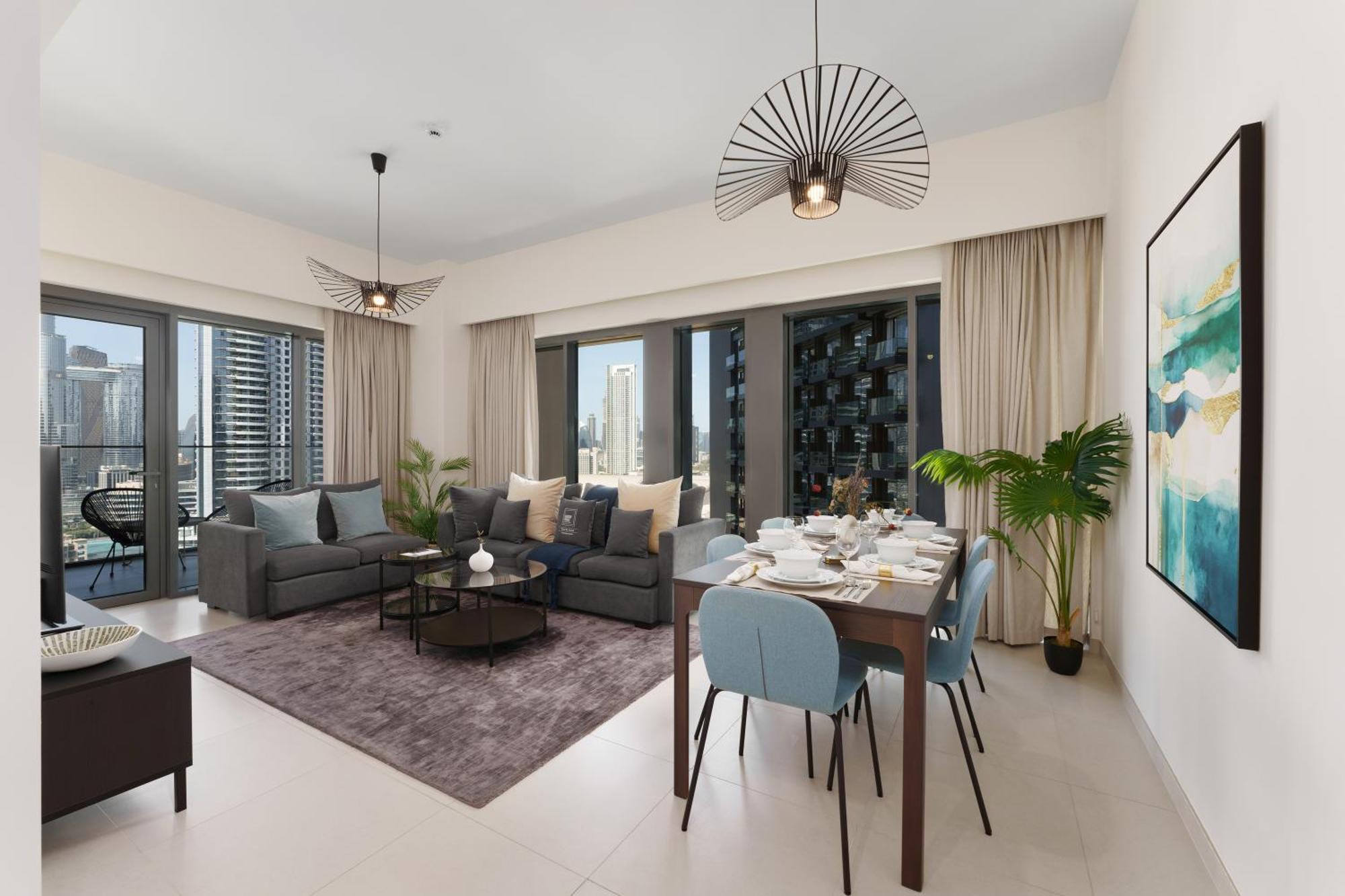 Maison Privee - Elevated Living With Spectacular Burj Khalifa Views Dubai Exterior foto